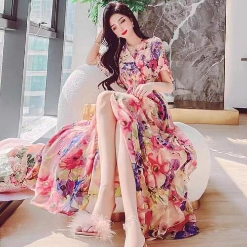 Take off glasses moth Boho Summer Dresses