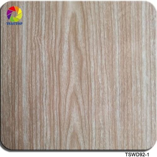 TSAUTOP Size 1m x10m hydro dipping movie water transfer printing film wood grain films WDF92-1
