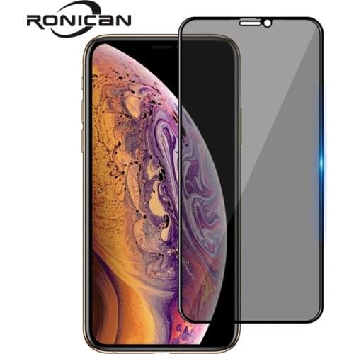 9D Best 9H Full Privacy Tempered Glass For iPhone X XS MAX XR 6 6S 7 8 Plus 11 Pro Max Anti Spy Screen Protector High Definition