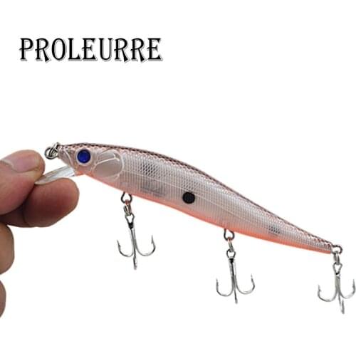 1PCS Minnow Fishing Lures 13G 11.5CM Wobbler Crankbaits ABS Artificial Hard Baits For Bass Fishing Tackle With Hooks 3D Pesca