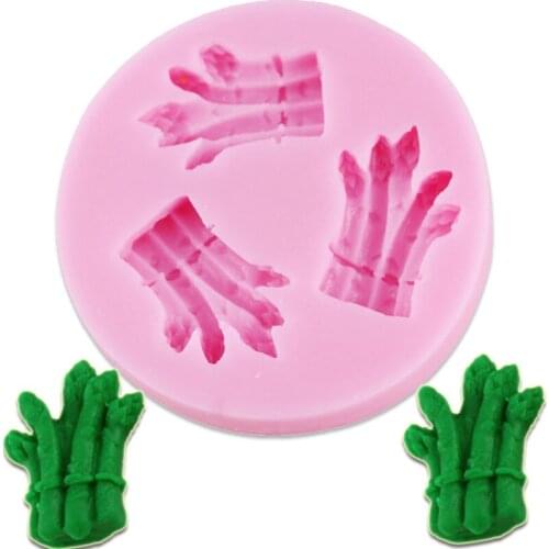 10pcs/set Mini Bamboo shoots shape Silicone Mold Chocolate Moulds Candle Molds Polymer Clay Craft Cooking Tools F1052