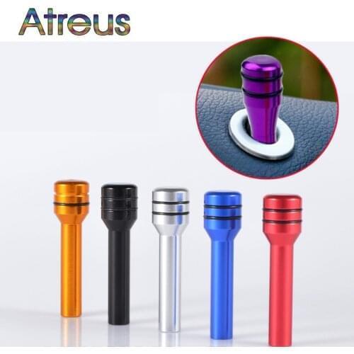 2Pcs Car Door Lock Knob Pull Pins Aluminum Alloy for Fiat 500 Toyota corolla chr aygo yaris avensis t25 camry 40 rav4 2020