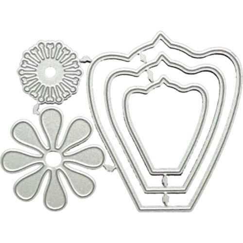 B03D Creative Combination Cutting Dies Flower Making Die Cuts Embossing Knife Mould Template Scrapbooking Album Decorations