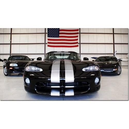 Dodge Viper Sports Car Photo Wall Art Posters and Prints Canvas Painting Wall Picture For Living Home Decor
