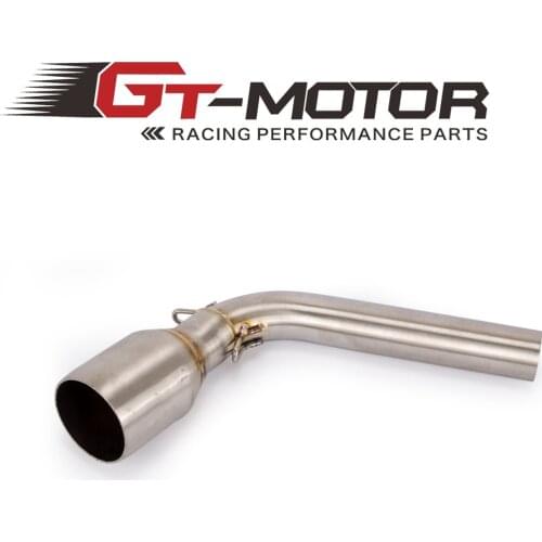 GT Motor - Motorcycle Exhaust middle pipe for HONDA GROM MSX125 2013-2015 without exhaust Slip-On