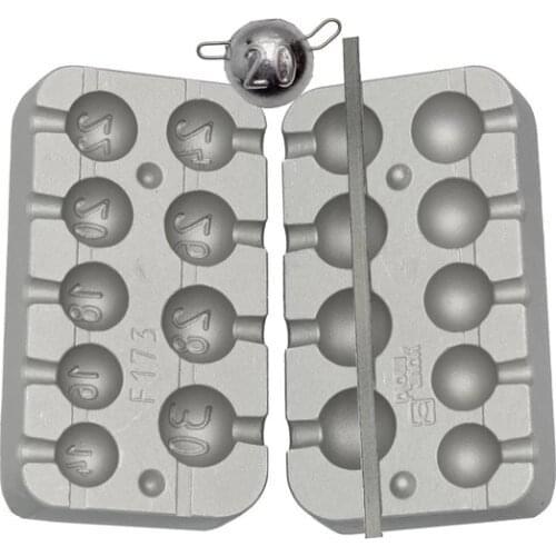 Mould for lead fishing Cheburaschka Gr.14-30 F 173