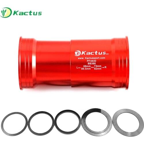 KACTUS Pressfit BB 30 Ceramic Bearing Bicycle Bottom Bracket Frame Shell 68/73 86.5/92mm MTB Road Bike Press Fit Bottom Bracket