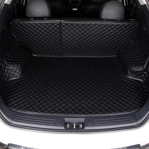 HLFNTF Custom Car Trunk Mat For BMW F10 F11 F15 F16 F20 F25 F30 F34 E60 E70 E90 1 3 4 5 7 GT X1 X3 X4 X5 X6 Z4 trunk pad