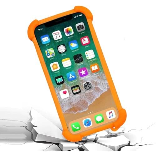 Konrow Sky 55 5.5" Shockproof Bumper Case Soft Silicone Case Cover for Leagoo Z20 6" TPU Phone Frame Protector