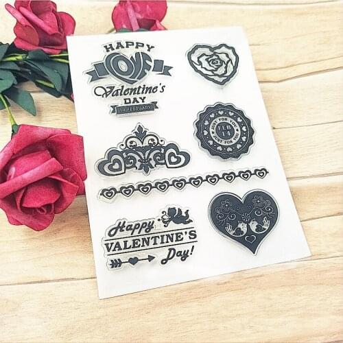 Hot selling Crown transparent clear stamp / silicone seal roller stamp DIY scrapbook album / card production
