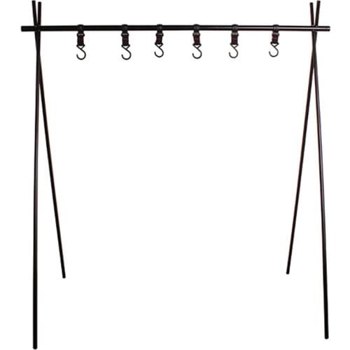 Triangle Hanging Rack Lightweight Outdoor Camping Travel Picnic Shelf Clothes Hanger Holder Organizer