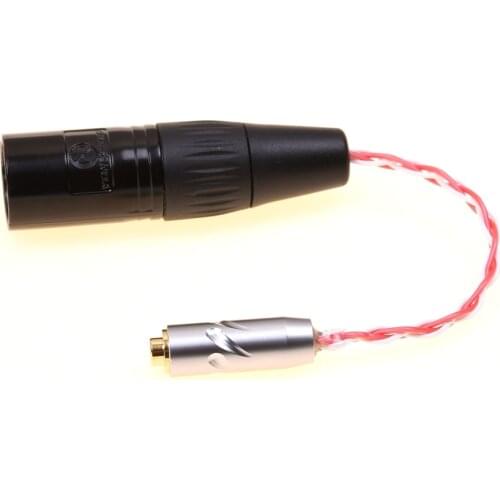 XLR to 2.5mm 4 Pin XLR Male to 2.5mm Female Trrs Balanced Audio Adapter Cable Compatible for Astell&Kern FIIO