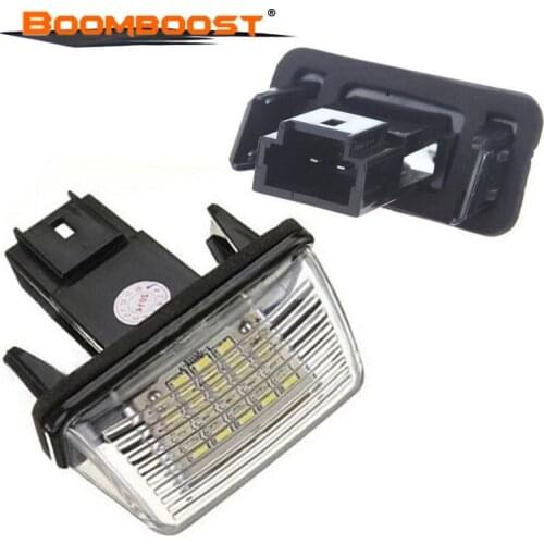 Rear Lamp 1Pair for P/eugeot 206 207 306 307 Car Styling for C/itroen C3 C4 C5 Atuo LED Number License Plate Light NO ERROR