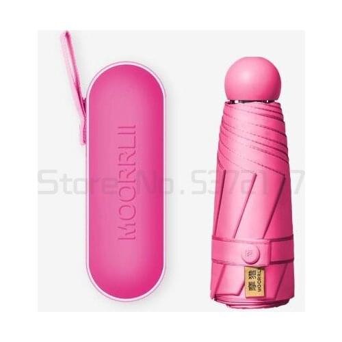 Parasol Ladies Umbrella Uv Protection Wind Resistant Umbrella Mini Double Layer Paraguas Infantil Household Goods