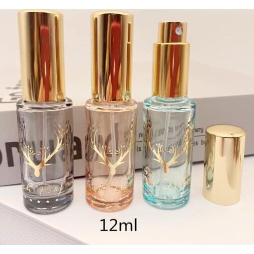 10/20/30pcs 12ml Glass Mini Mist Empty Perfume Spray Refillable Bottle Portable Sample Bottle Small Atomizer Sprayer Bottles