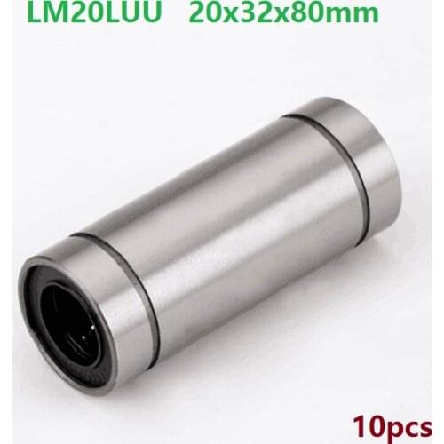 10pcs/lot LM20LUU Twin linear ball bushing cnc parts guide way