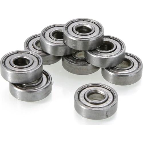 10 PCS Small Mini 608zz Ball Bearings For Skateboard Roller Blade Steel Deep Groove Ball Bearing Hardware Shafts