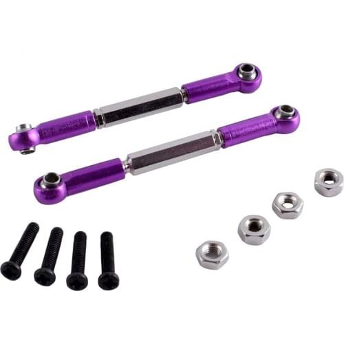 12428 12423 FY-03 Aluminum alloy upgrades Steering adjustable pull rod WL Toys rc Truck Car R/C Accessories Spare Parts