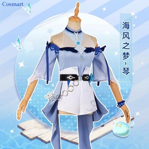 Genshin Impact JEAN Qin Shining Concerto Swimsuit Swimwear Cosplay Costume Halloween Carnival Dailydress Party Outfit Women NEW