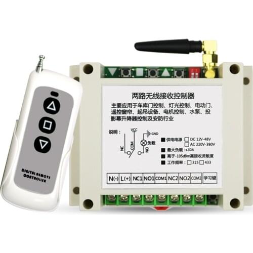 220-380v Volt Electric Rolling Shutter Gate Gate Remote-Controller Switching Motor Forward and Reverse Remote-Controller