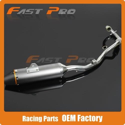 Full Exhaust Muffler System Slip On For TTR230 05 06 07 08 09 10 11 12 13 14 15 Motocross Enduro Supermoto Dirt Bike Motorcycle