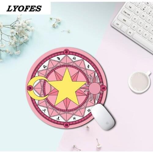 Gaming Writing Desk Mats Cute Mouse Pad Kawaii Desk Pad Kawaii Mouse Pad Gamer Round Square Deskpad for Office Home PC Computer