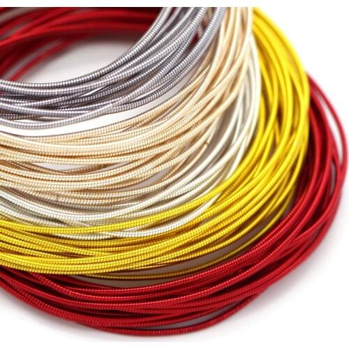 French Wire Coil Bullion Wire Purl Gimp Hard Silk Thread Copper Wire Metallic Goldwork Embroidery Thread Handmade Jewelry 10g