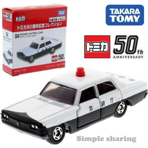 Takara Tomy Tomica 50th Anniversary Collection 04 Crown Patrol Scale 1/65 Car Kids Toys Motor Vehicle Diecast Model