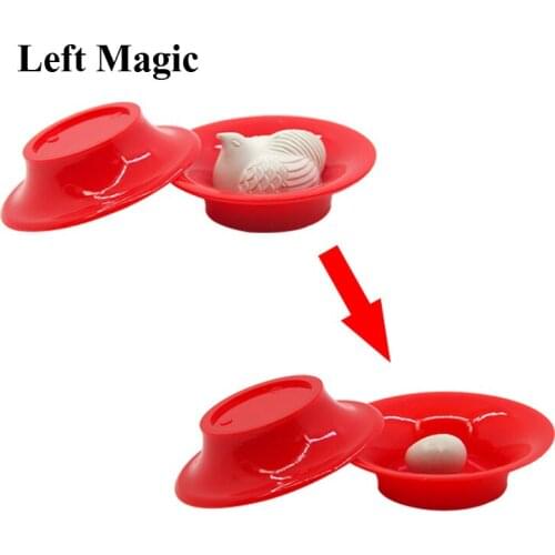 1 Set Egg To Bird Appearing Magic Tricks Close Up Gimmick Props Classic Toys Best Kids Children Magica Toys Funny