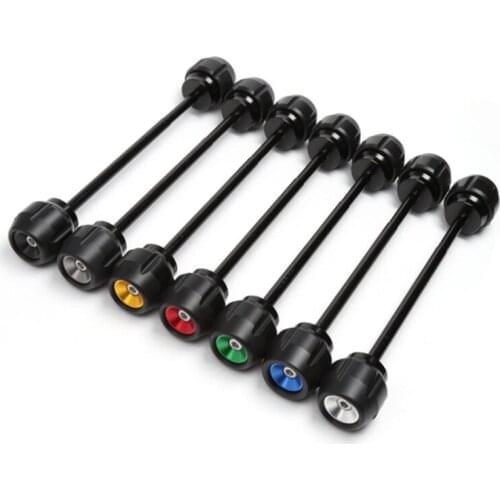 Motorcycle CNC Front Axle Fork Crash Sliders Wheel Protector For Kawasaki Z900 2016-2017