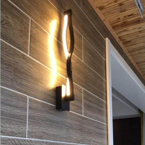 Wall lamp creative bedside lamp modern simple led living room bedroom aisle lights personalized staircase balcony corridor lamps