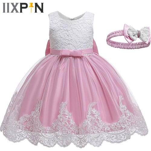 Girls Summer Dress Kids Dresses for Girls Lace Princess Flower Tutu Dress Party Wedding Children Prom Ball Gown Dance Costume