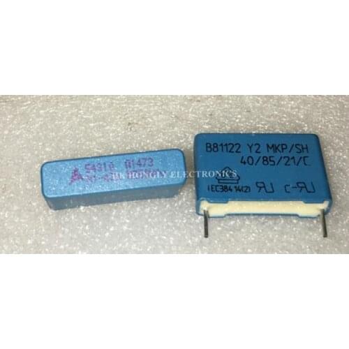 5PCS B81122 Y2 MKP/SH 47n 0.047UF 473 U1 0.1UF 104 250V P=22.5MM FILM CAPACITOR