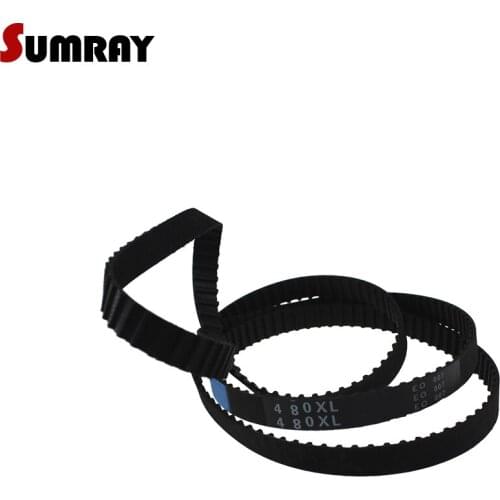 SUMRAY XL Timing Belt 434/438/450/460/470/480/490/492/498/506/510XL Transmission Belt For XL Timing Pulleys Drive Belt