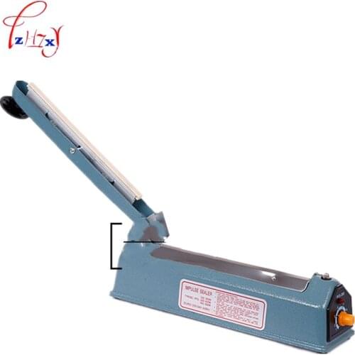 Manual Plastic Film Sealer Machine Heat Impulse Sealer Poly Bag Plastic Film Sealing Machine for Home Kitchen 220V 50Hz 1pc