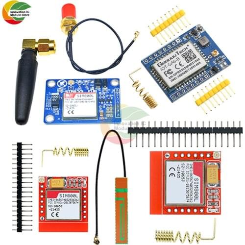 3.7V 4.2V SIM800L GPRS Module Core Quad-band TTL Serial Port IPX Interface Wireless With Antenna PCB Micro SIM Card For Arduino