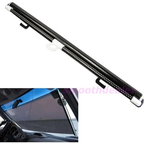 1 PC Black Dot Car Auto Window Roll Blind Sunshade Windshield Sun Shield Visor 45 x125cm