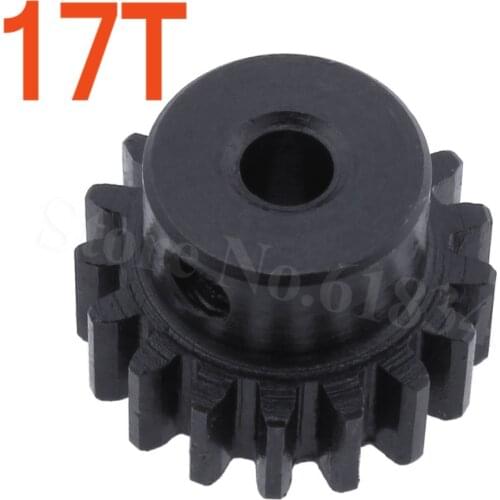 Steel Metal Motor Pinion Gear 17T 0.8 Module For 1:10 Himoto E10XT E10XTL Katana Truggy Spare Parts
