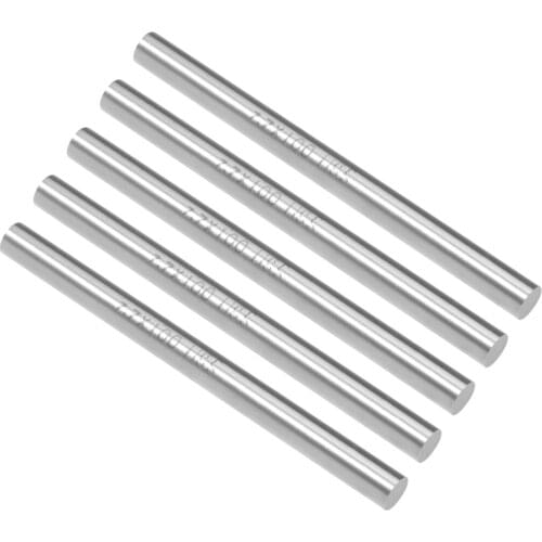 Uxcell Round Rod 7.7mm Diameter 100mm Length HSS Lathe Bar Stock DIY Craft Tool 5 Pcs