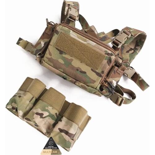 Military equipment tactical Vest Airsoft Paintball Carrier Strike Emersongear D3CR Micro ChestRig Pack Pouch For 419 420 Vest