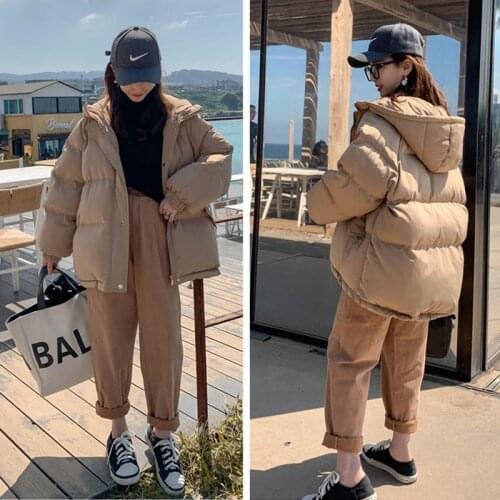 Women Cotton Thick Winter Jackets Coat Casual Large Sizes Warm Loose Hooded Overcoats Ladies Korean Parka Outerwear