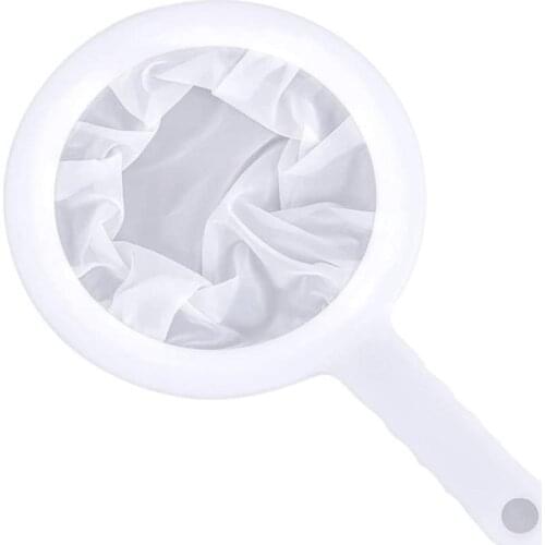 200 Mesh Coffee Soybean Milk Juice Residue Strainer Colander Mini Cooking Filter Accessories with Handle