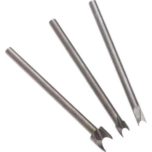3pcs/set 3/4/6mm Milling Woodworking Cutter Engraving Machine Cutting Carving Chisel Milling Cutter for Dremel Rotary Tool