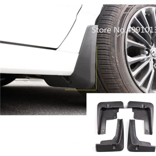 For Toyota Avalon XX50 2018 2019 2020 car styling plastic fender soft mudguard protection flap splash mud guard frame 4pcs
