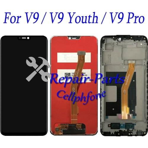6.2 inch New Full LCD DIsplay + Touch Screen Digitizer Assembly + Frame Cover For BBK Vivo V9 1723 / V9 Youth 1727 / V9 Pro 1851