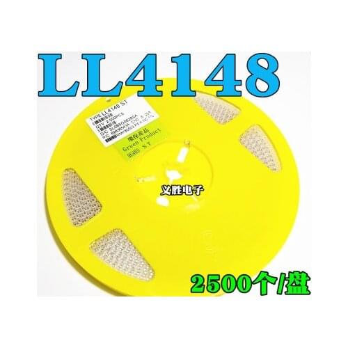Free shipping 2500PCS 1N4148 LL4148 SOD-80