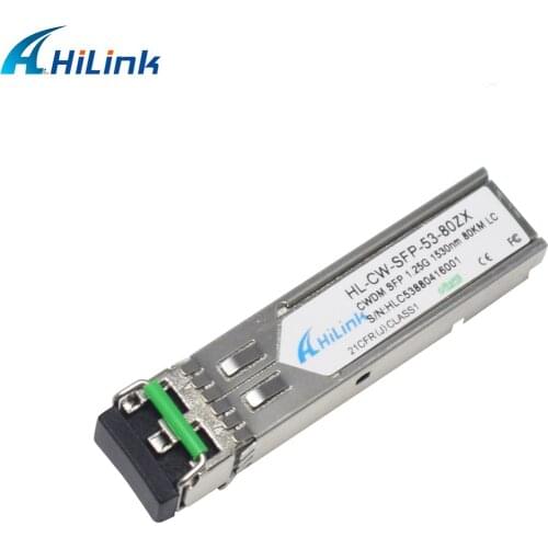 Brand compatible 1.25G CWDM SFP 80KM 1530nm duplex LC DDM single mode