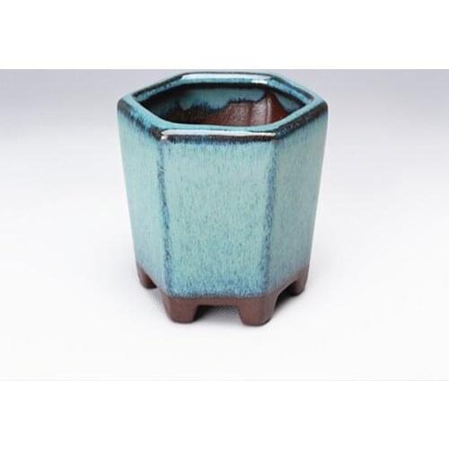 Purple sand flowerpots succulent asparagus bamboo green plants gardening personality creative square potted bonsai flowerpot