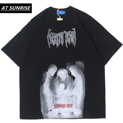 2020 new T Shirt Mens Hip Hop letter Tshirt Streetwear Summer Cotton Harajuku T-Shirts Short Sleeve Tops Tees Street Wear