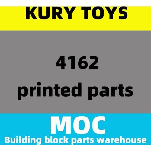 Kury Toys DIY MOC For 4162 printed parts Building block parts For Glass for brick toys